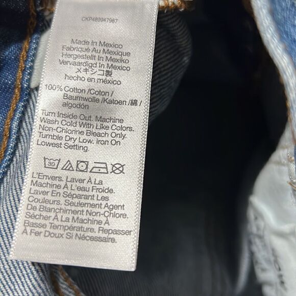 Madewell Long Denim Shorts in Pedersen Wash size 24 NWT - Picture 11 of 12